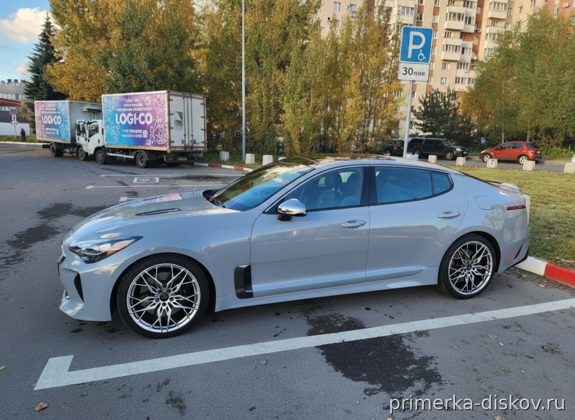 Примерка дисков на KIA Stinger CK 2018-2026