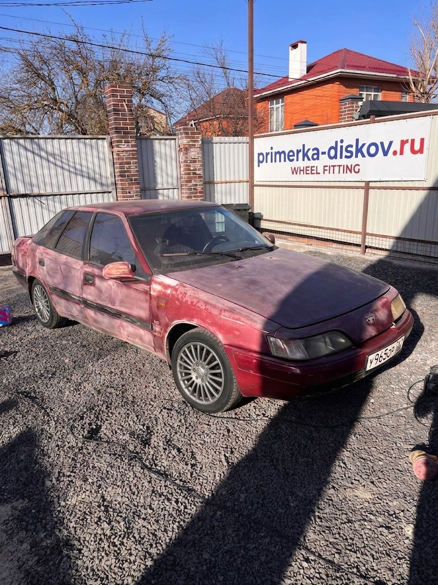 Примерка дисков на DAEWOO Nexia N100 1994-2008