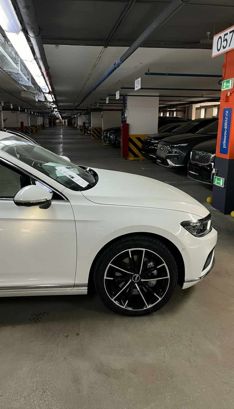 Примерка дисков на VOLKSWAGEN Passat B8/Restyling Sedan 2019-2026