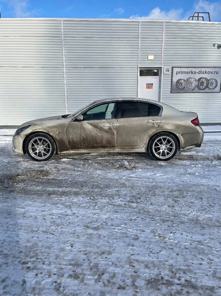 Примерка дисков на INFINITI G35 V36 Sedan 2006-2011