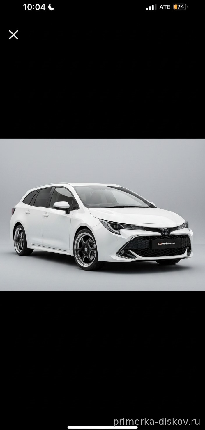 Примерка дисков на TOYOTA Corolla XII Sedan 2019-2026