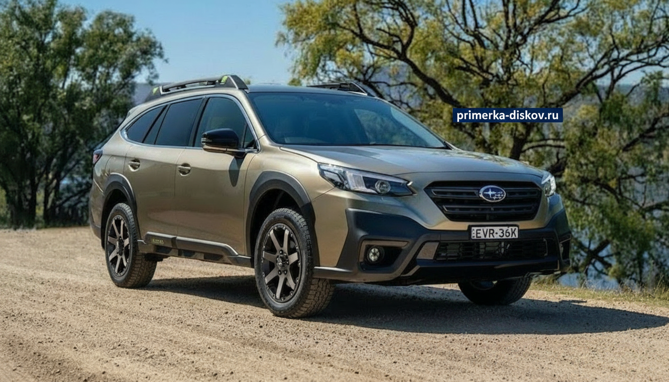 Примерка дисков на SUBARU Outback V (BS) Wagon 2014-2021