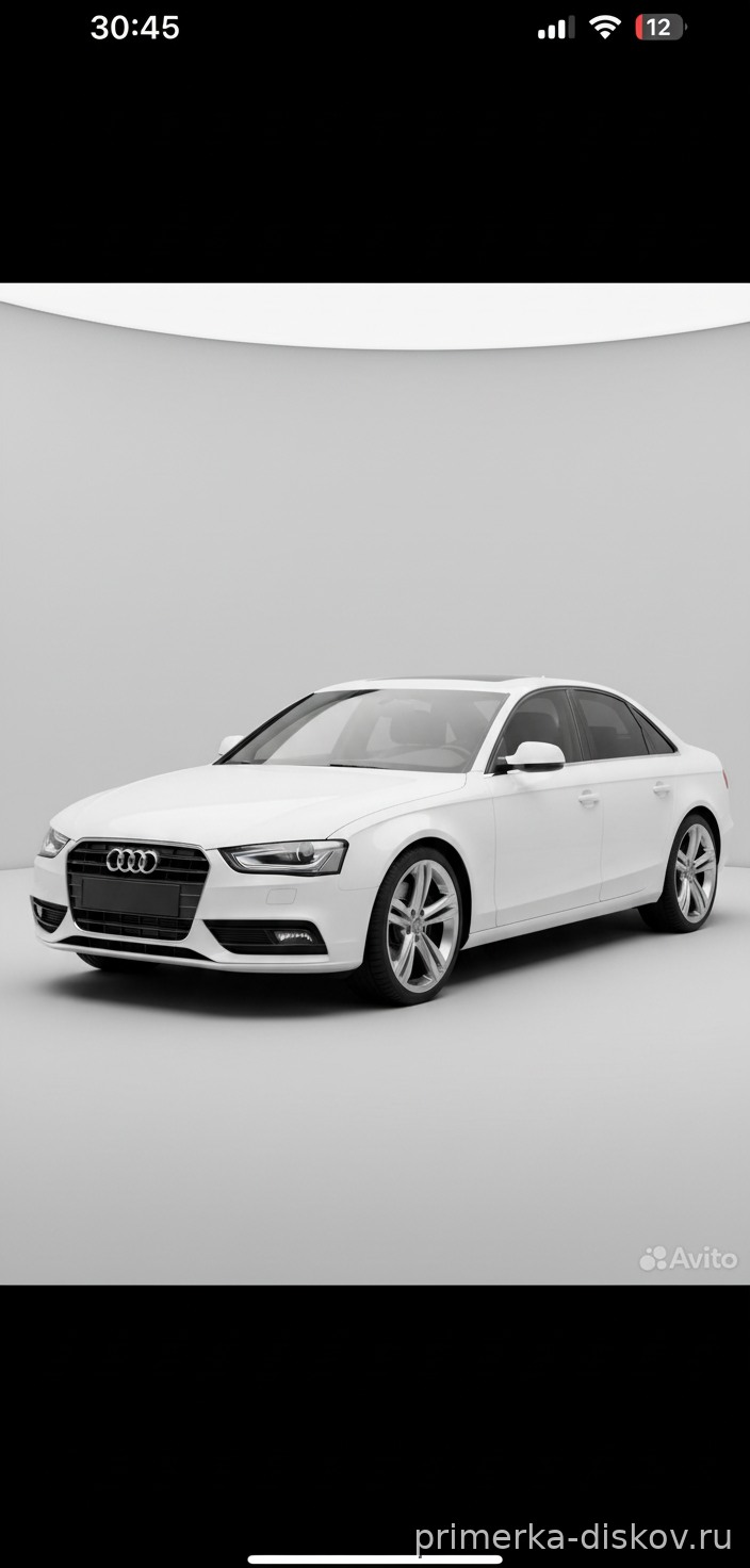 Примерка дисков на AUDI A4 IV (B8/Restyling) Sedan 2011-2016
