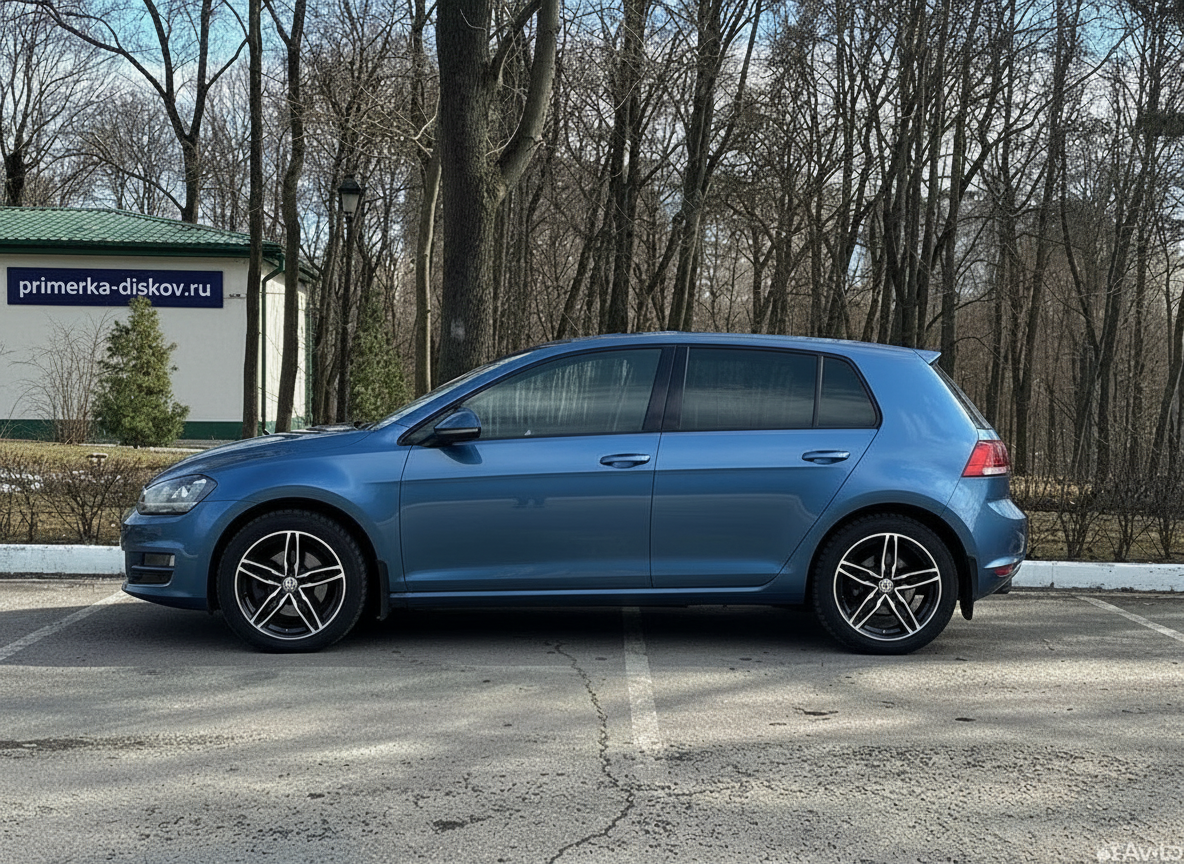 Примерка дисков на VOLKSWAGEN Golf VII