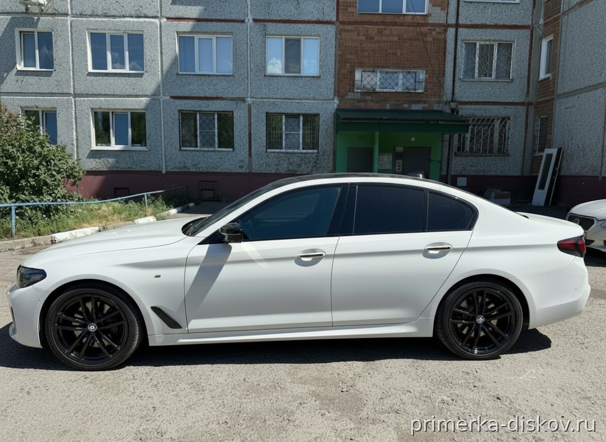 Примерка дисков на BMW 5-series G30 Sedan 2017-2023