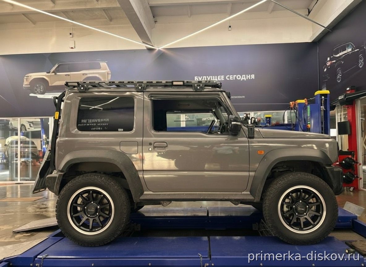 Примерка дисков на SUZUKI Jimny