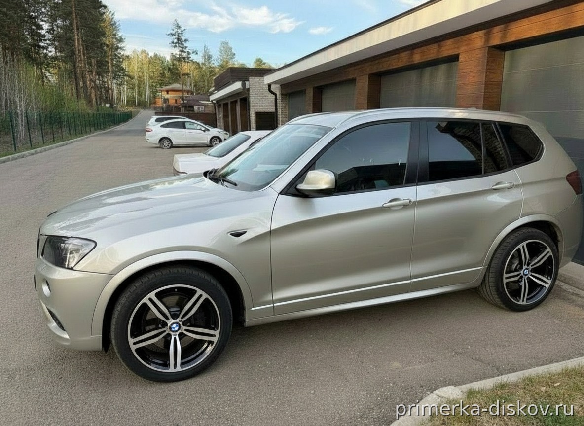 Примерка дисков на BMW X3