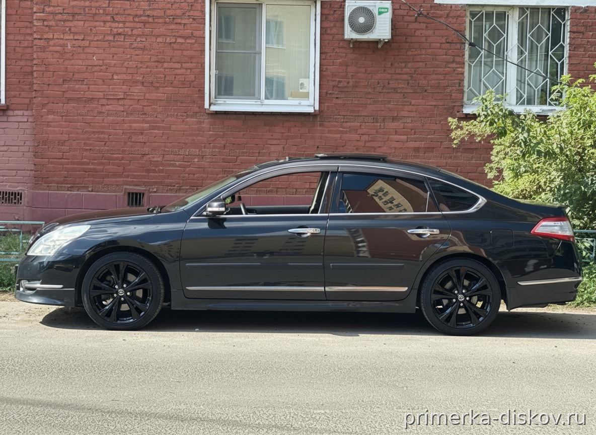 Примерка дисков на NISSAN Teana