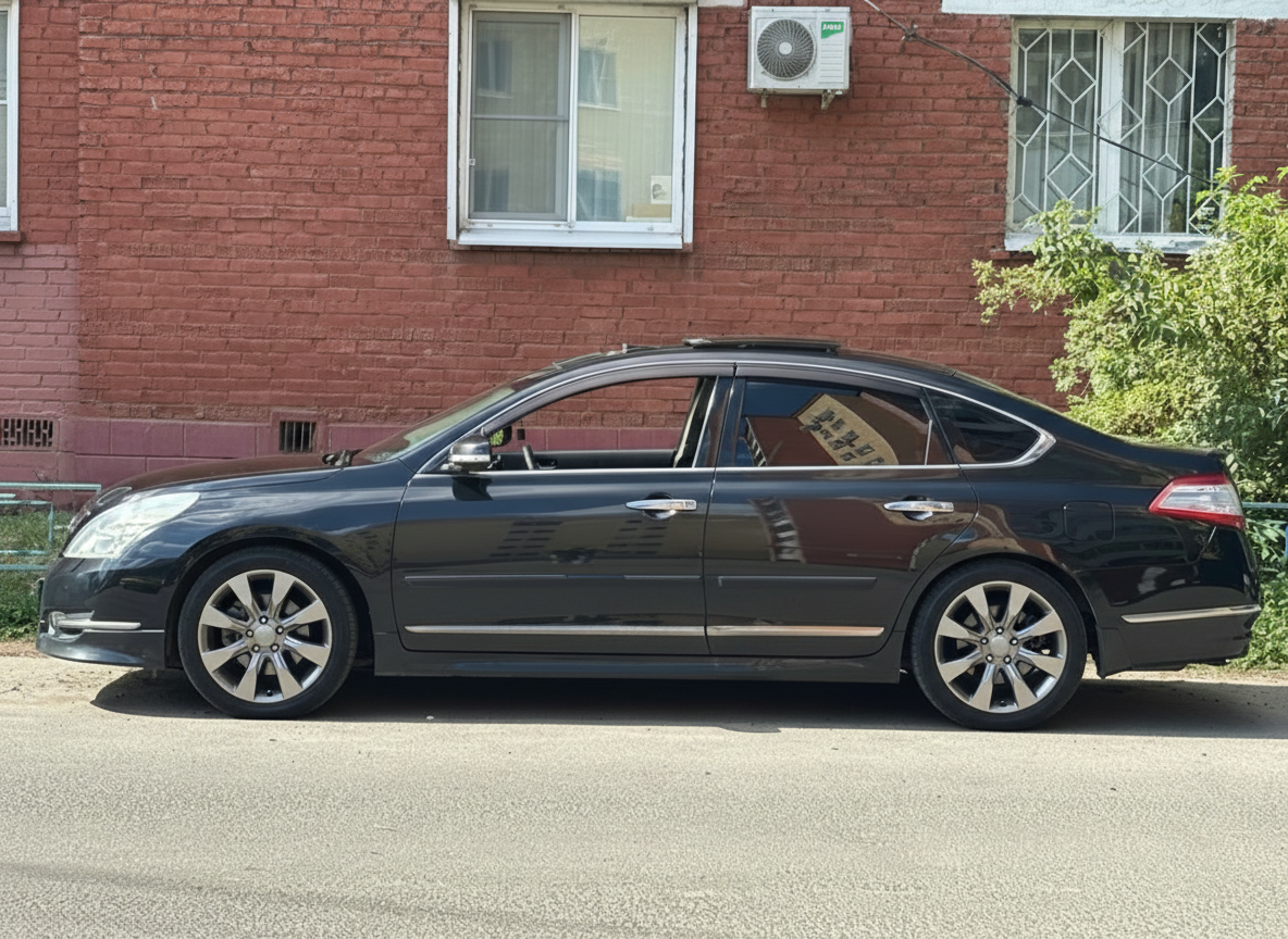 Примерка дисков на NISSAN Teana