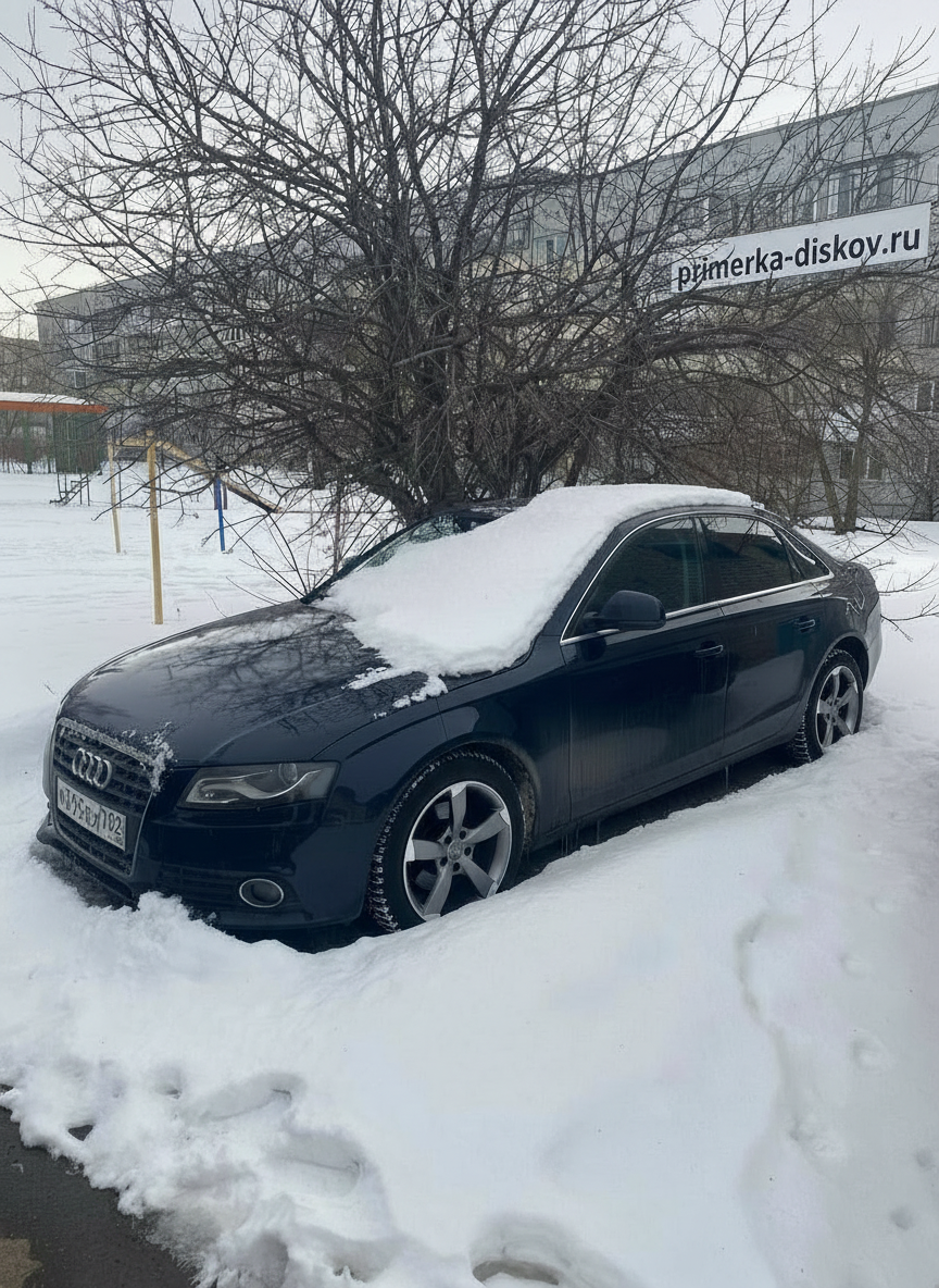 Примерка дисков на AUDI A4 IV (B8) Sedan 2007-2012