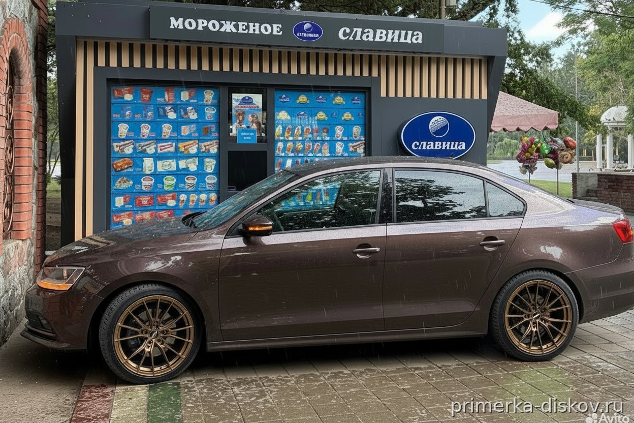 Примерка дисков на VOLKSWAGEN Jetta VI Sedan 2011-2015