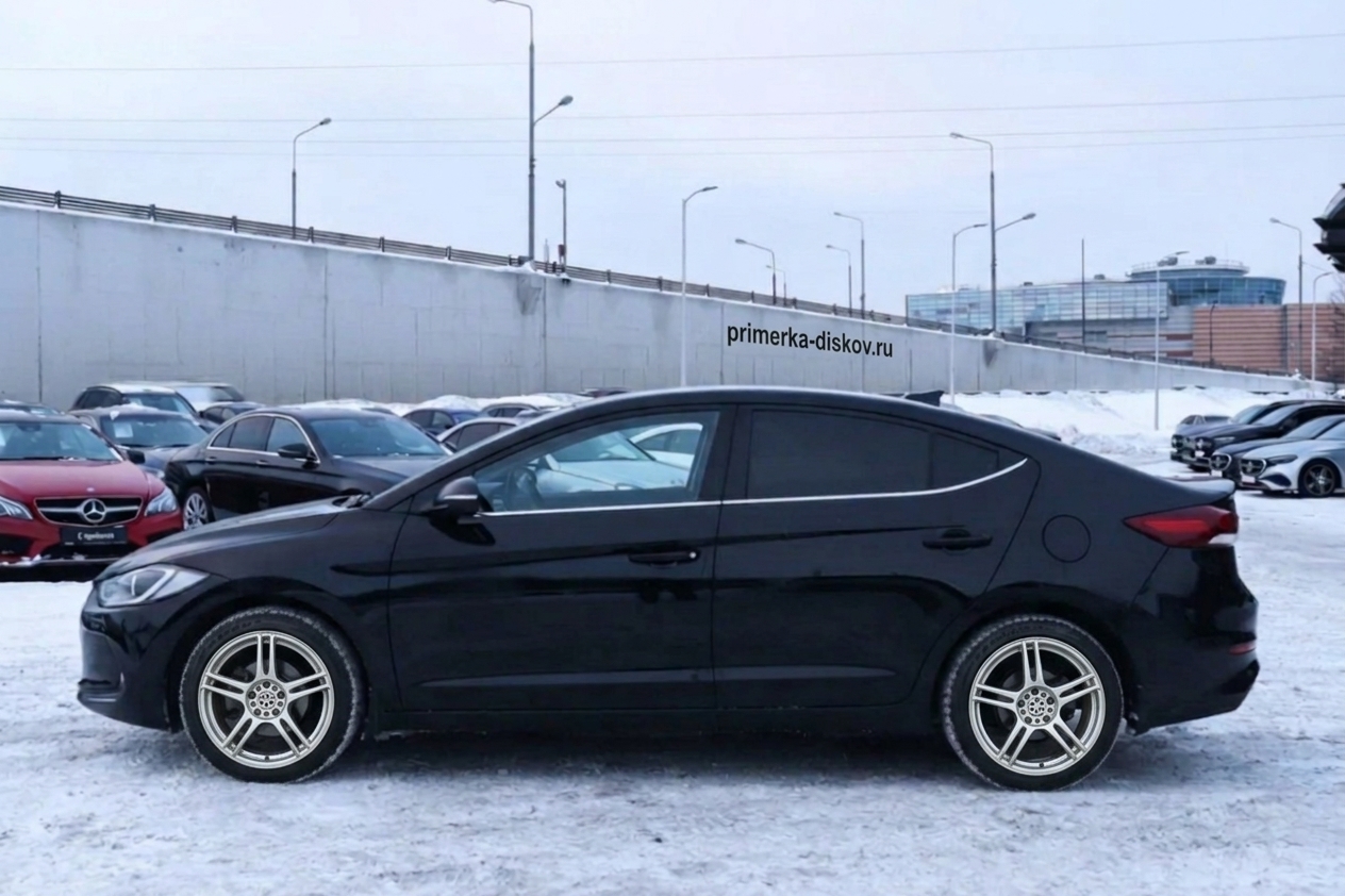 Примерка дисков на HYUNDAI Elantra VI (AD) Sedan 2016-2020