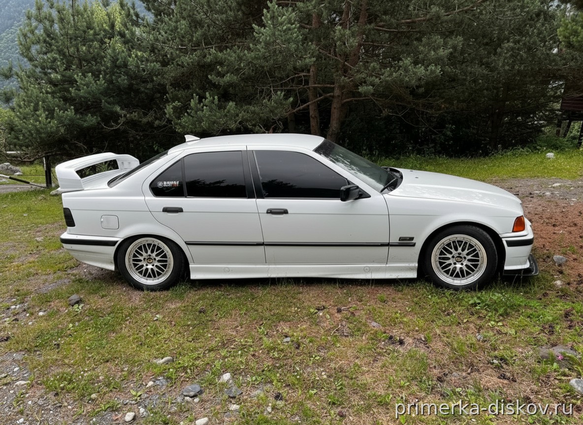 Примерка дисков на BMW 3-series E36 1990-1998