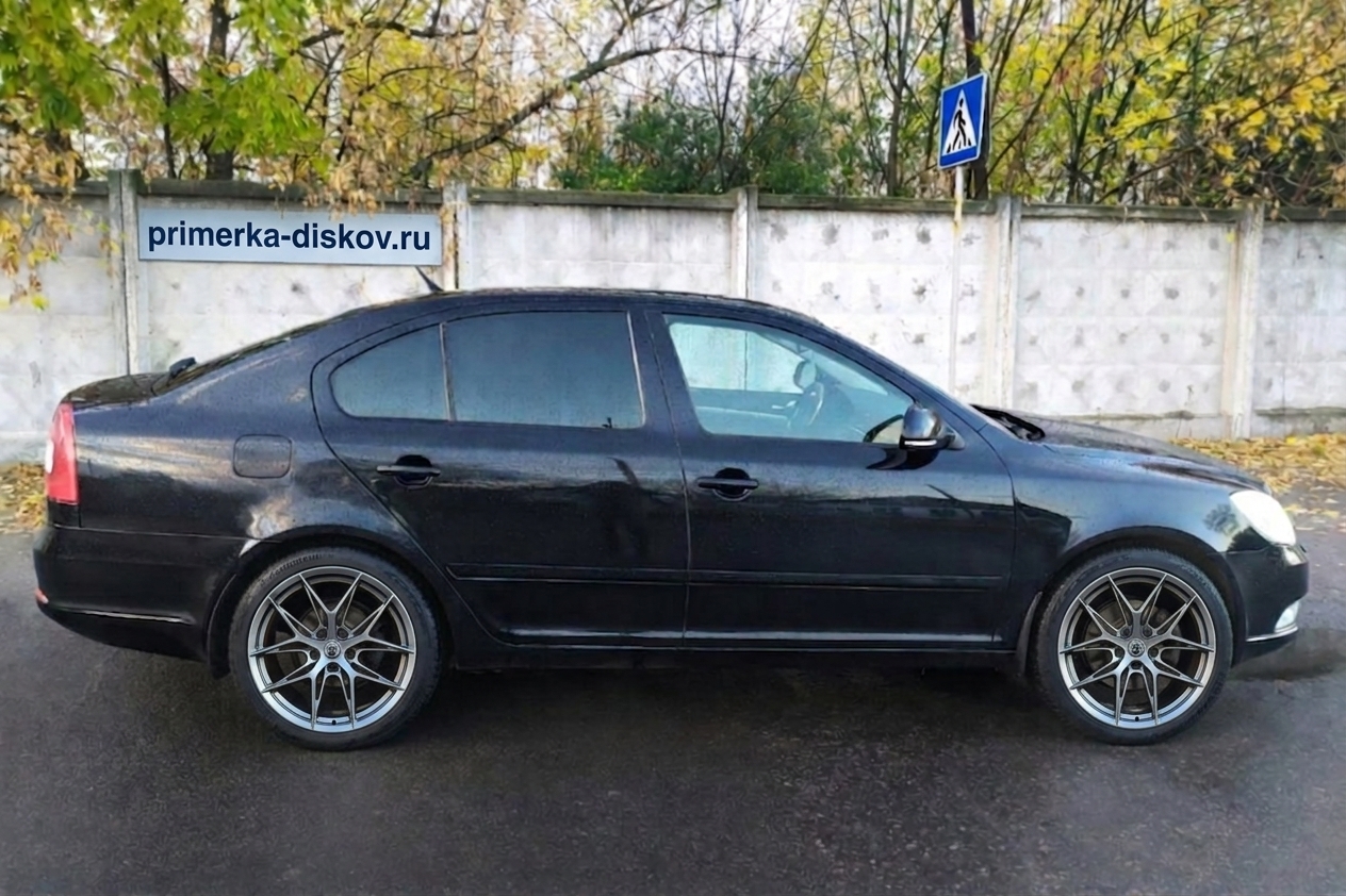 Примерка дисков на SKODA Octavia II (A5) Liftback 2004-2013