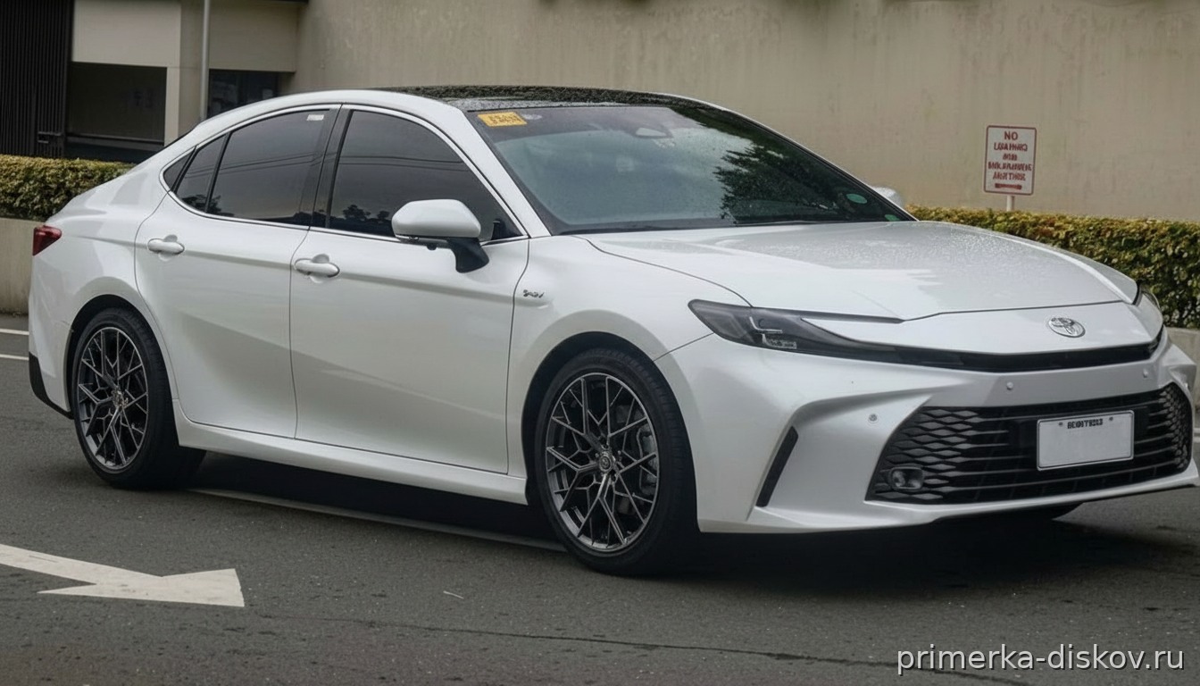 Примерка дисков на TOYOTA Camry XV70 Sedan 2018-2024
