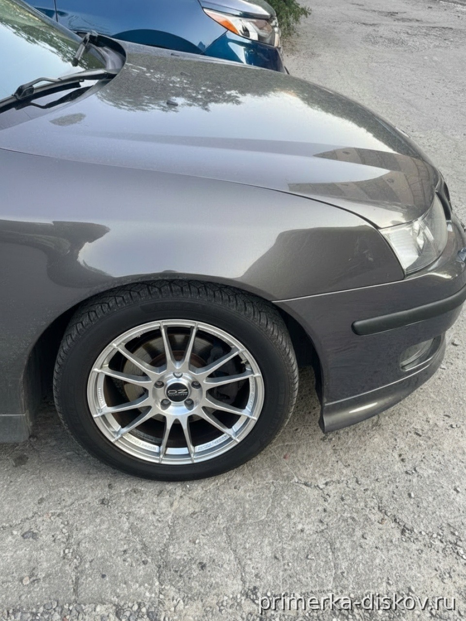 Примерка дисков на SAAB 9-3