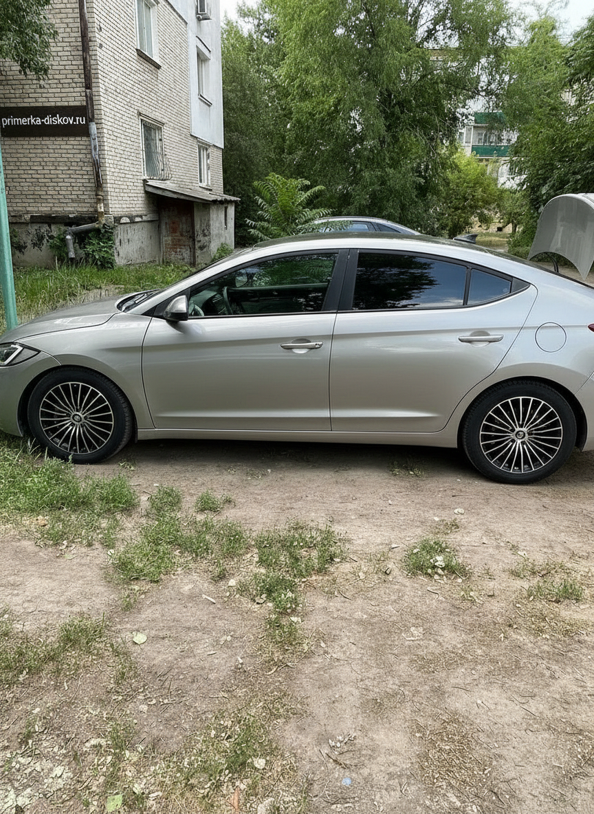 Примерка дисков на HYUNDAI Elantra VI (AD) Sedan 2016-2020