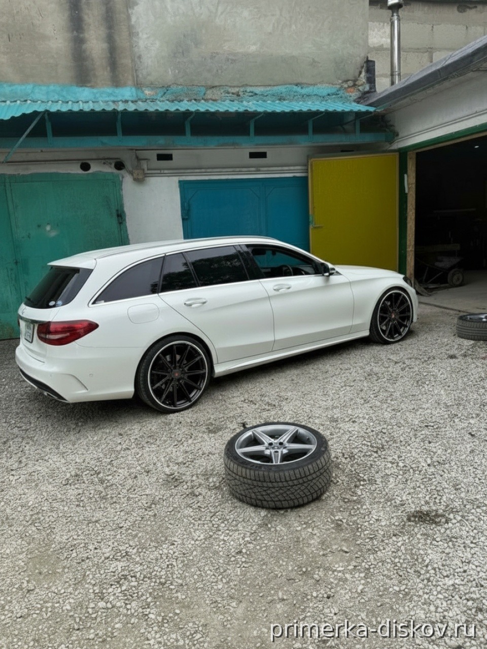 Примерка дисков на MERCEDES C-Klasse