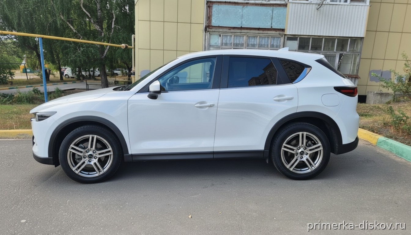 Примерка дисков на MAZDA CX-5 KF 2017-2026