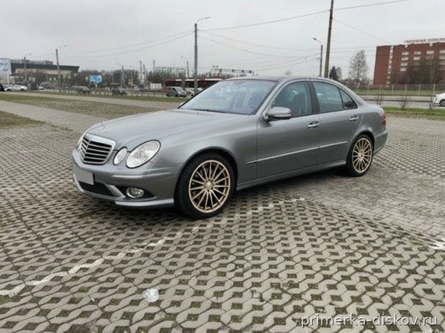 Примерка дисков на MERCEDES E-Klasse W211 Sedan 2002-2009