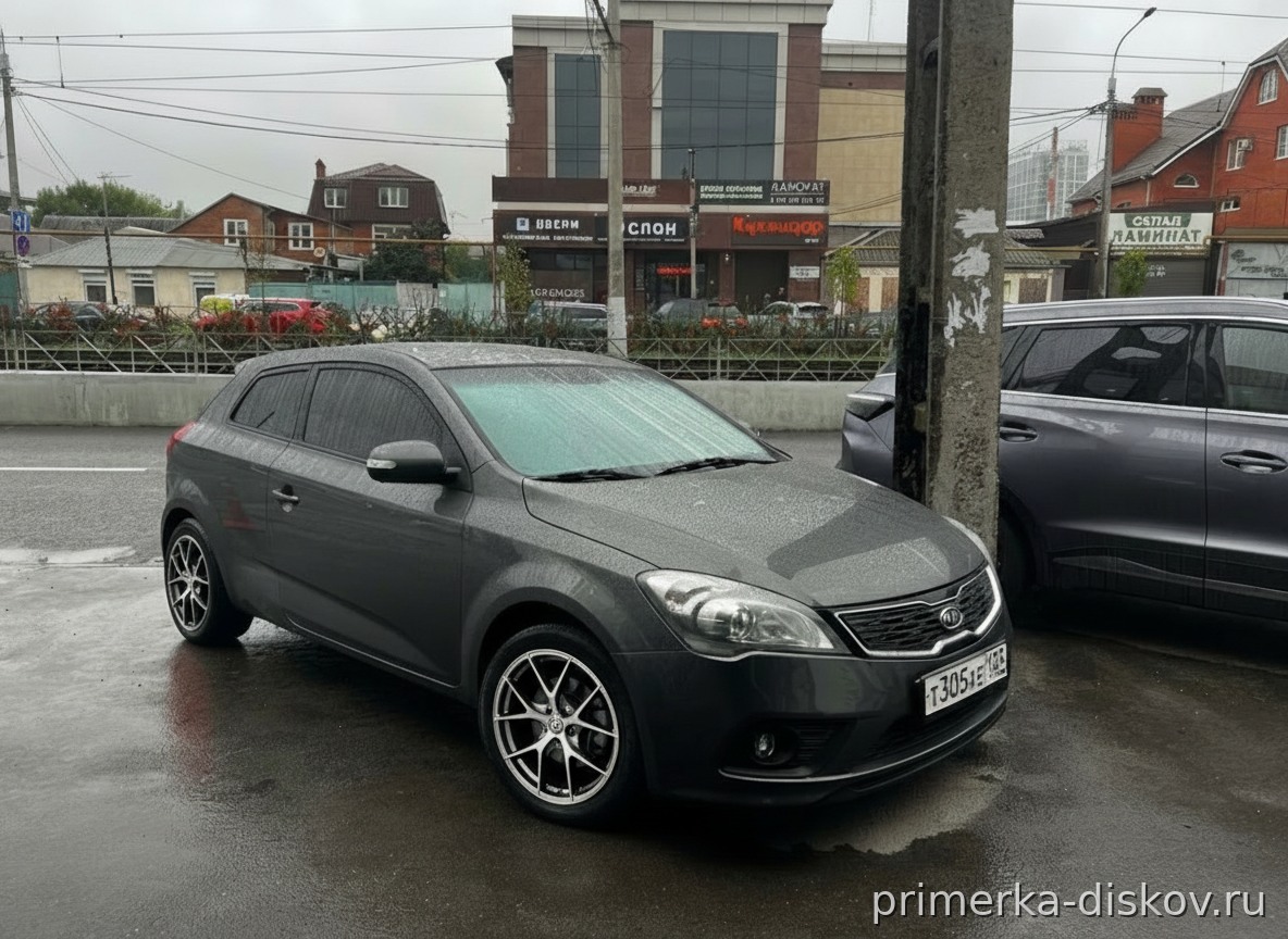 Примерка дисков на KIA Ceed I (ED) Hatchback 2006-2009