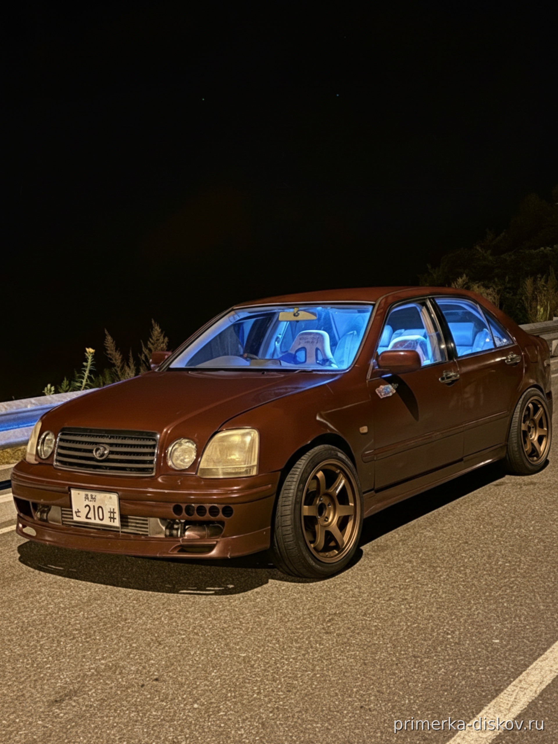 Примерка дисков на TOYOTA Progress G10 Sedan 1998-2007