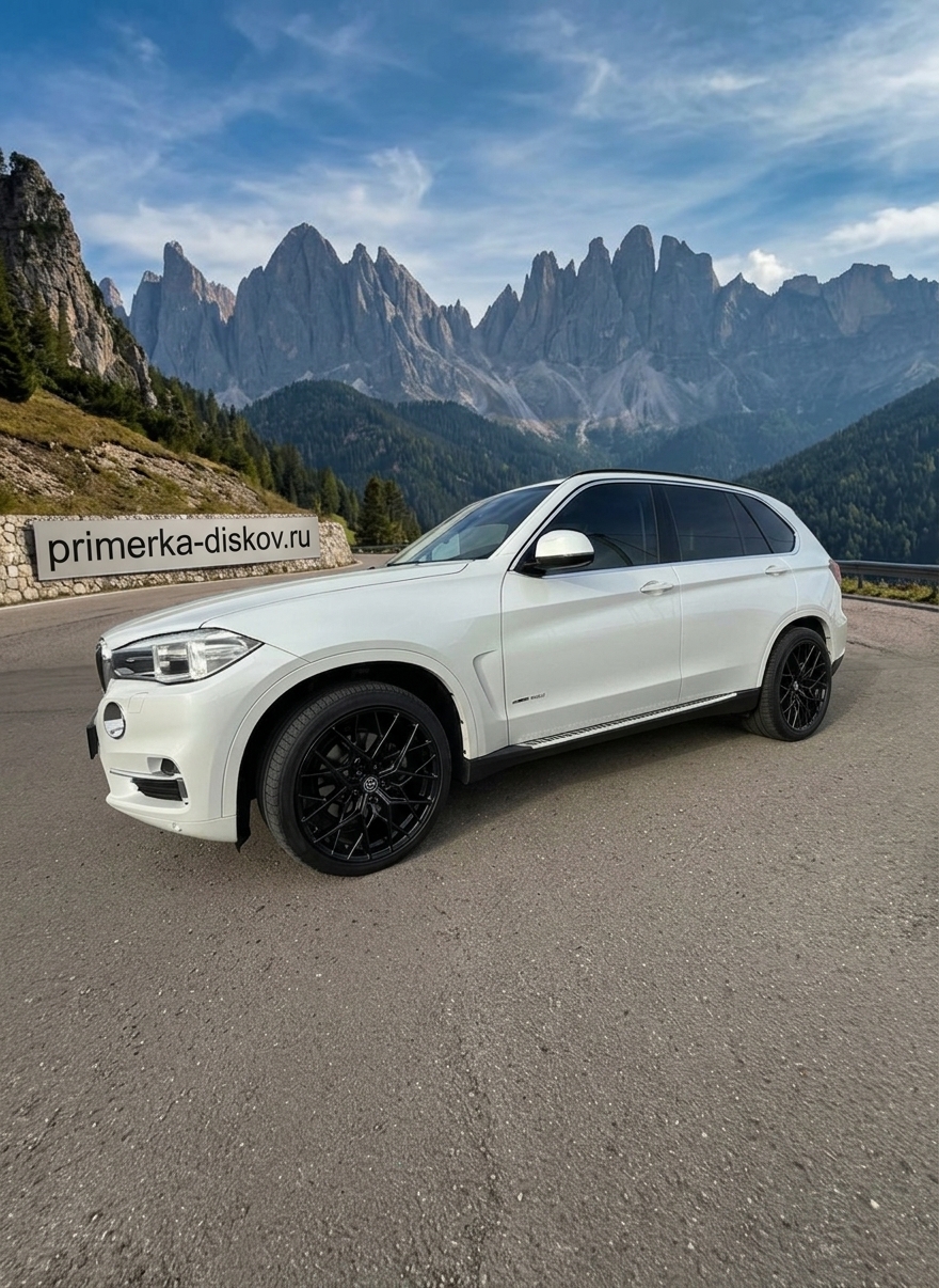 Примерка дисков на BMW X5 F15 2013-2018