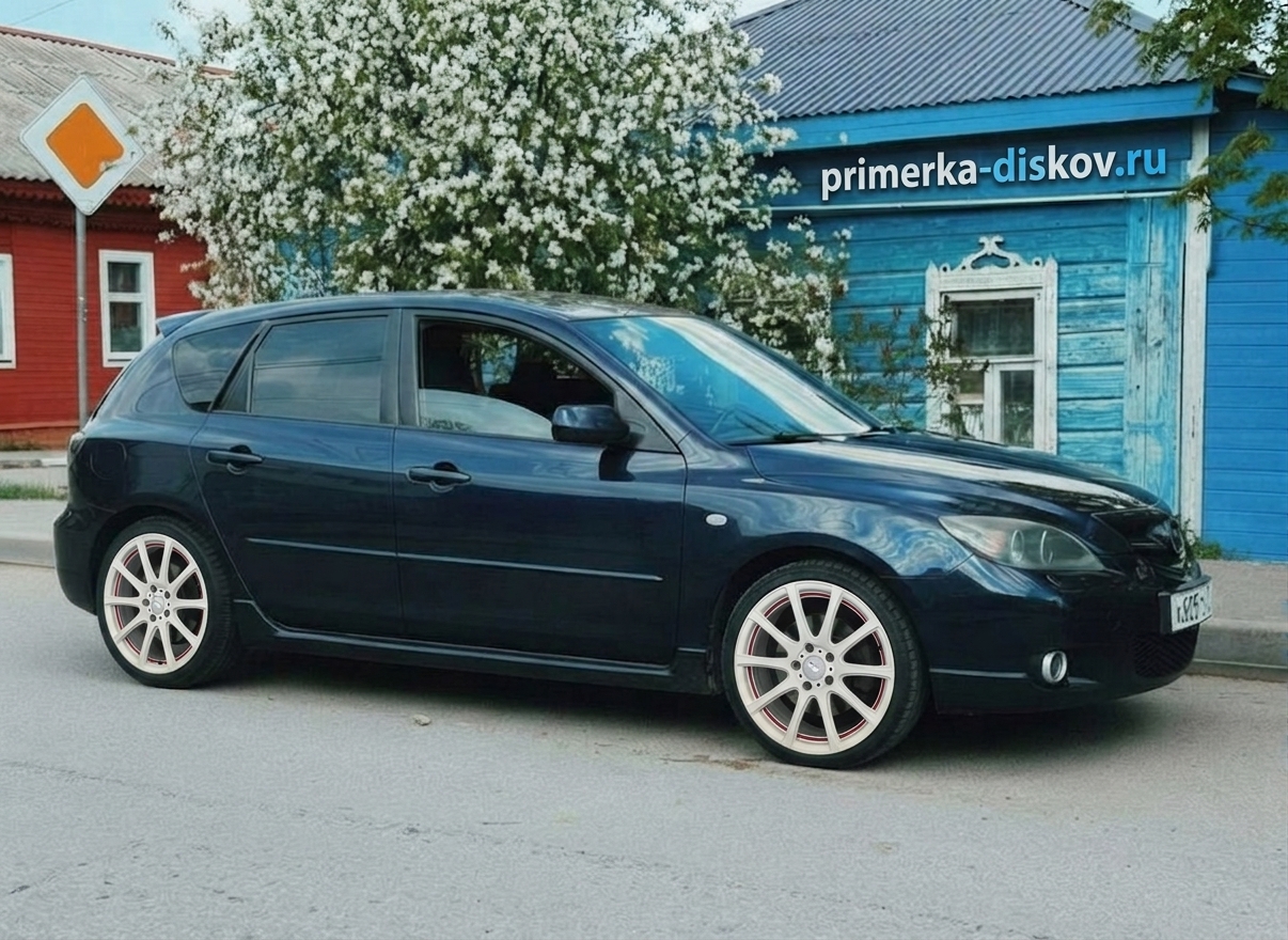 Примерка дисков на MAZDA 3 BK Hatchback 2003-2009