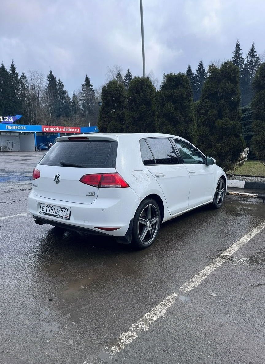 Примерка дисков на VOLKSWAGEN Golf VII