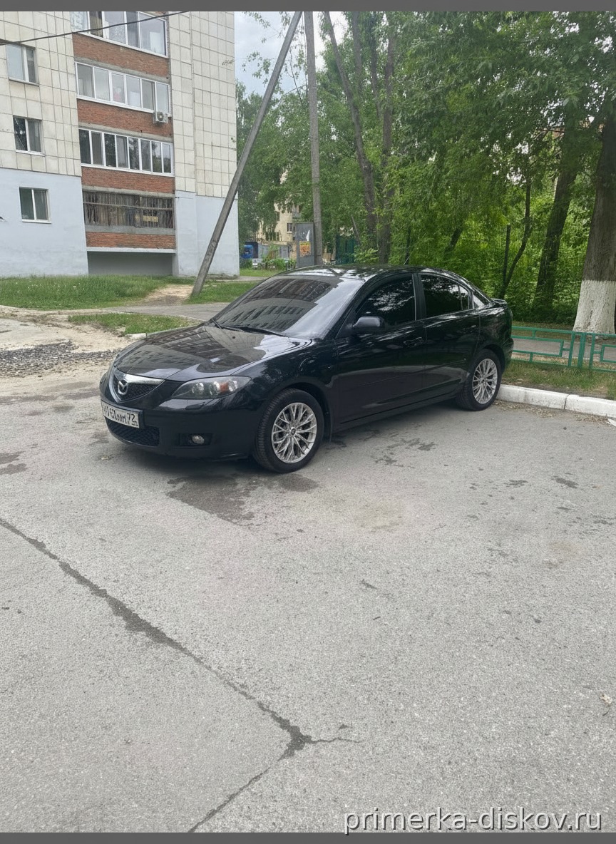 Примерка дисков на MAZDA 3 BK Sedan 2003-2009